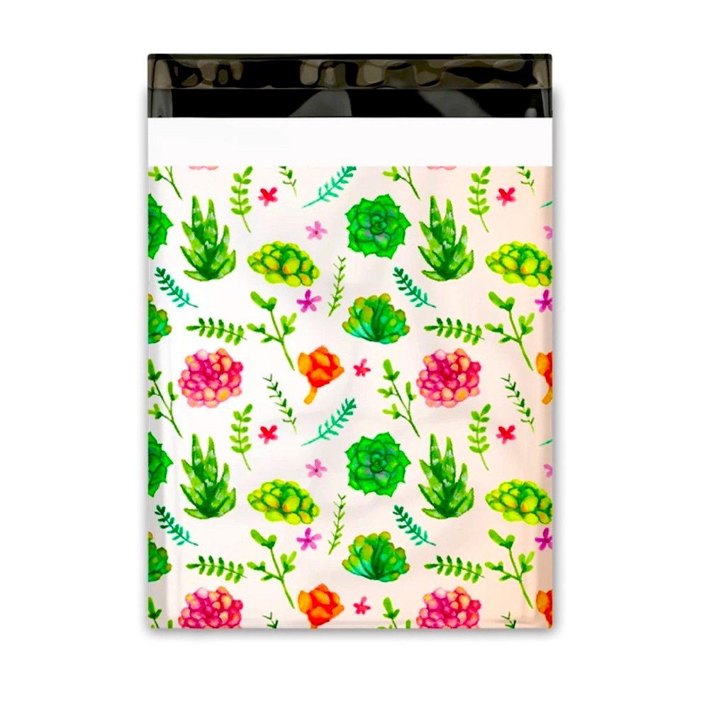 🪷20 spring succulents Poly Mailers- 10 x 13 inch
